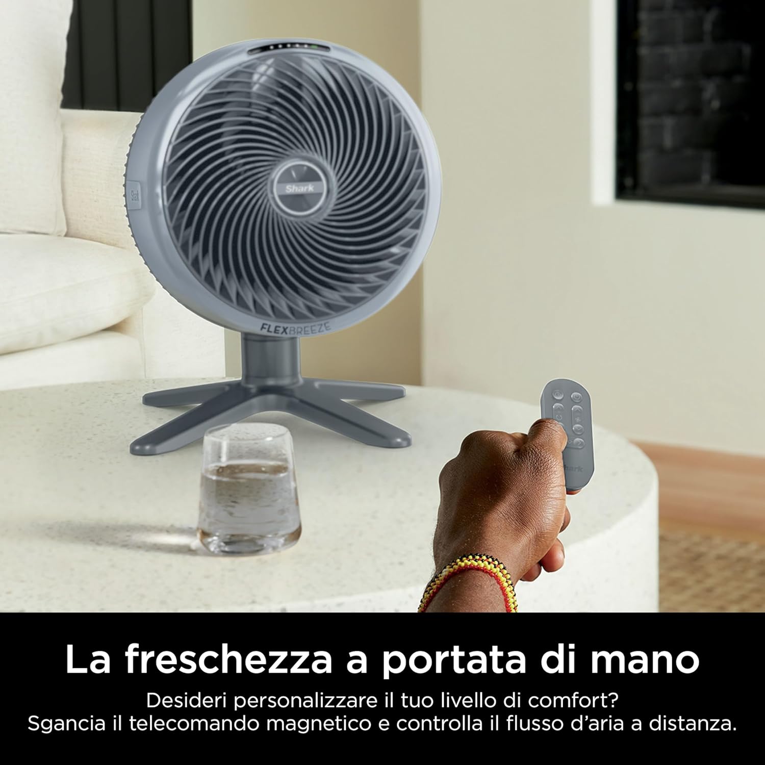 Thumbnail 5 de Shark FlexBreeze TableMate FA150EU ventilatore senza filo per interni ed esterni, fino a 24 ore di autonomia