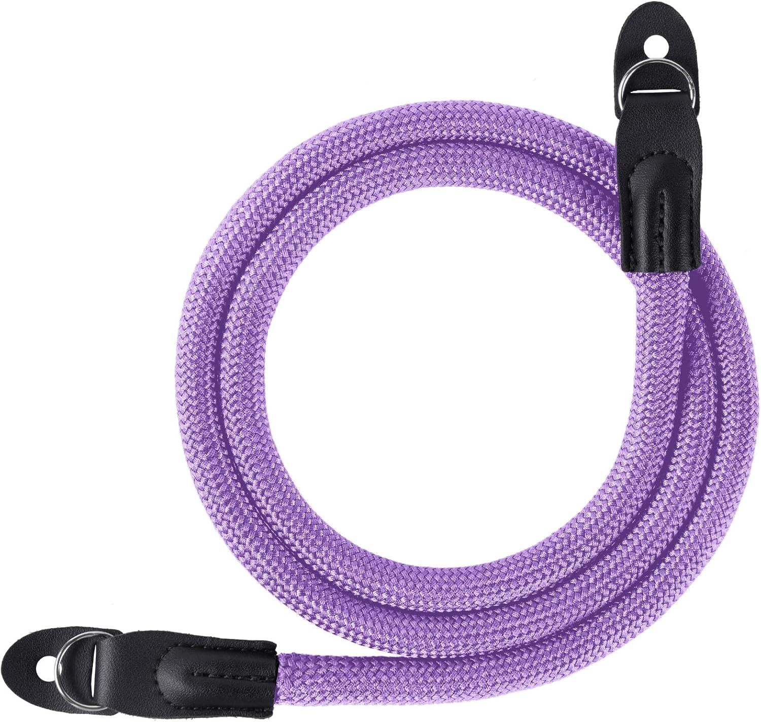 Flintronic Tracolla per Fotocamera: tracolla in nylon da 102 cm con protezione in pelle
