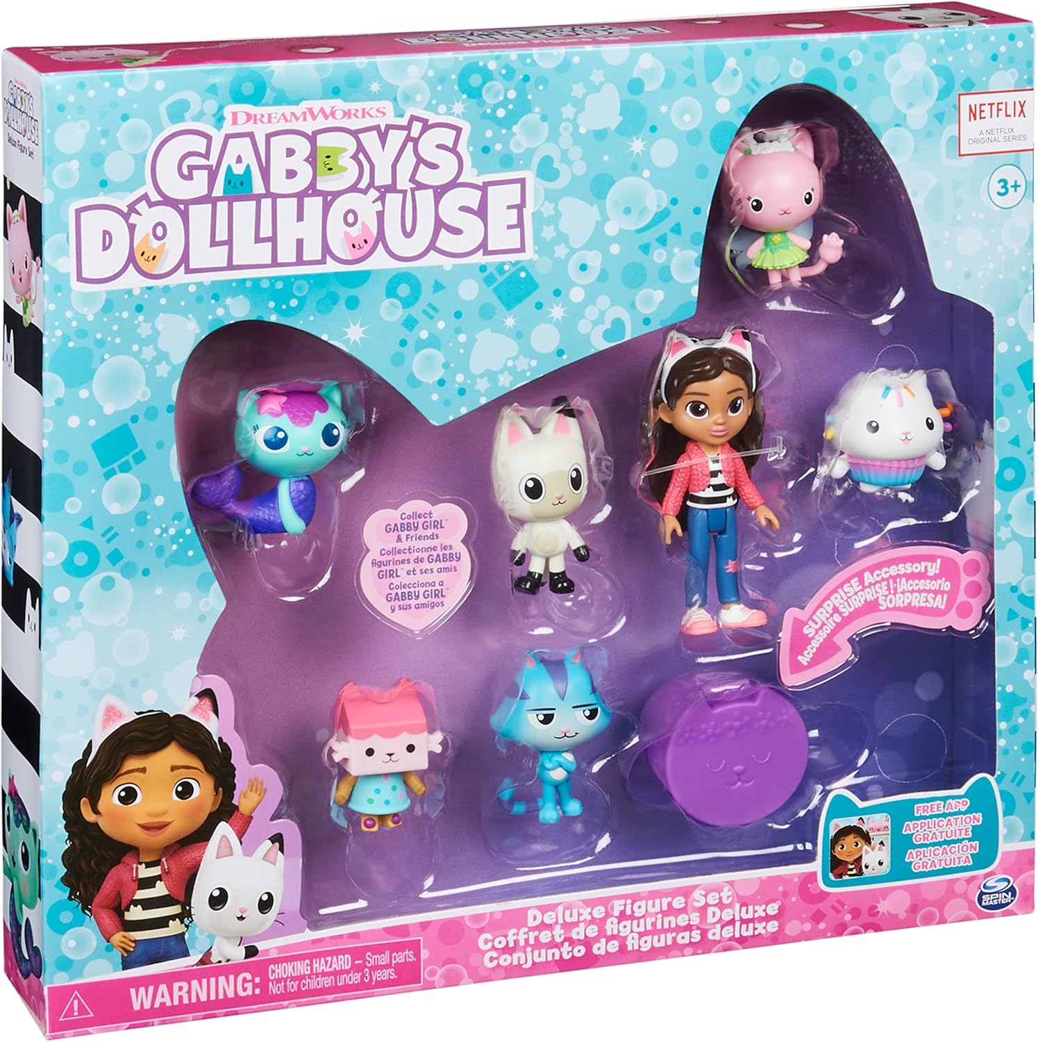 Thumbnail 5 de Gabby's Dollhouse: Confezione Deluxe con Gabby e 7 personaggi – Giochi per bambini dai 3 anni in su