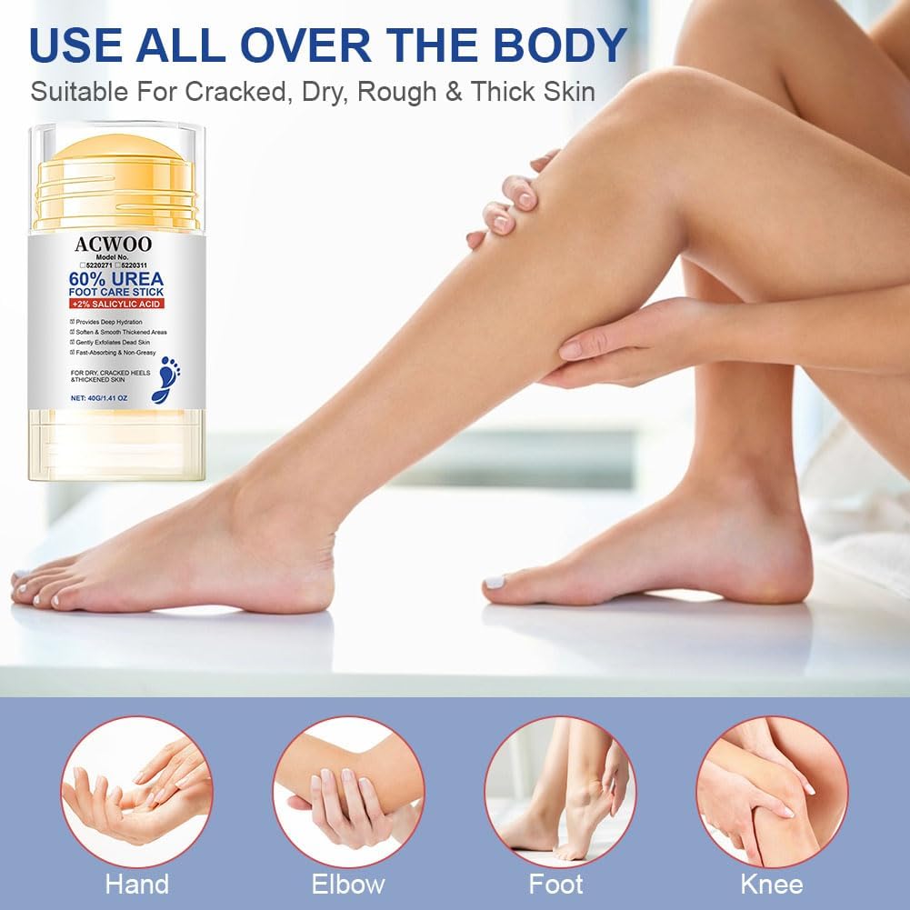 Thumbnail 2 de ACWOO Crème à l'urée 60% 40g pour pieds secs