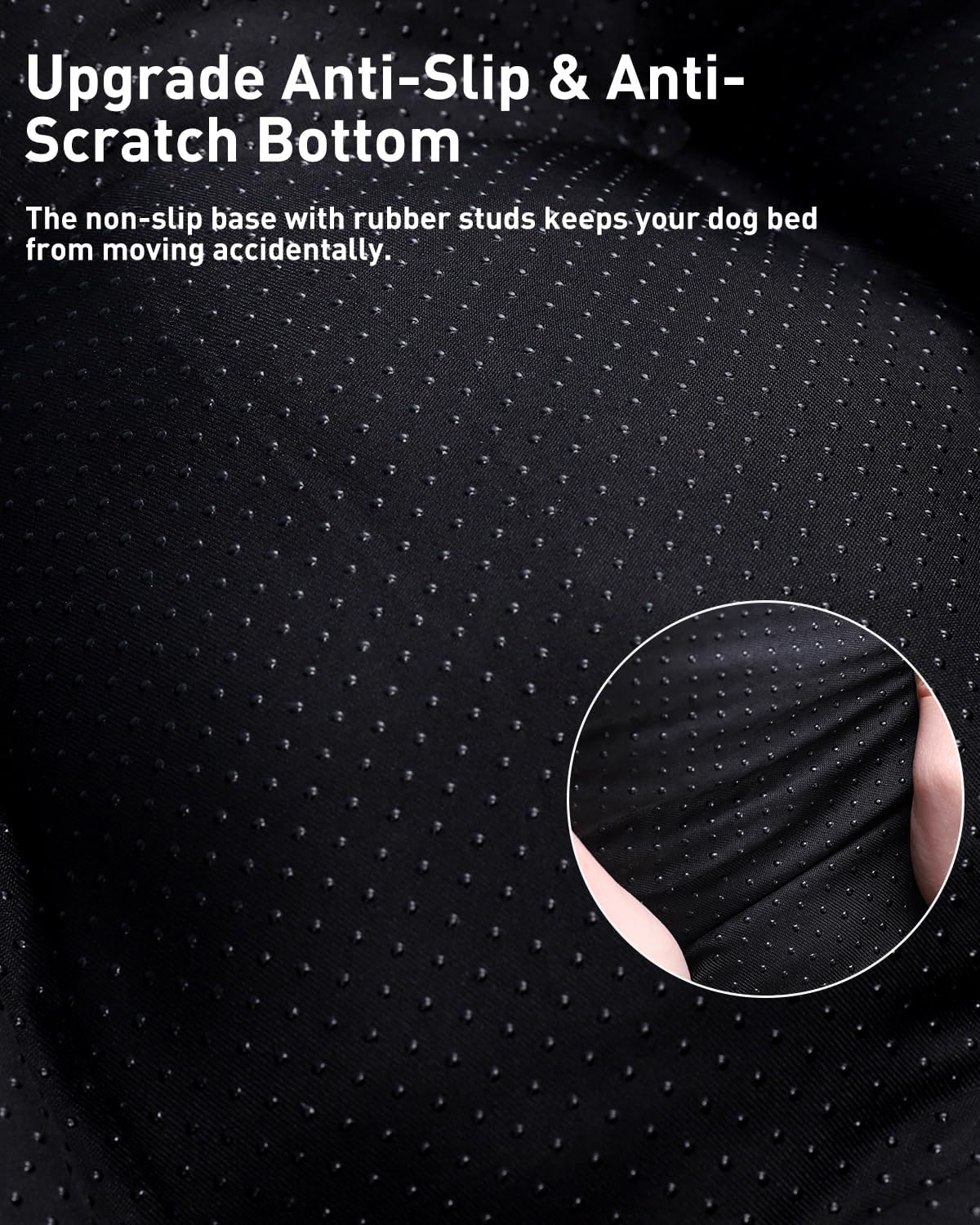 Thumbnail 4 de KSIIA Large Dog Bed 90x60x8cm calming cushion