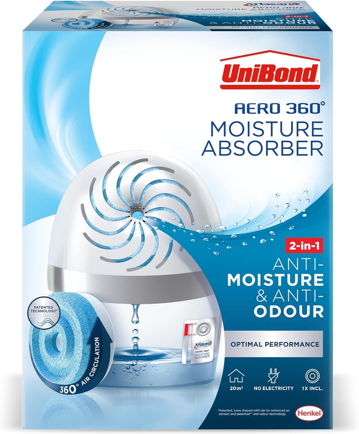 Thumbnail 1 de UniBond AERO 360º Moisture Absorber 450g