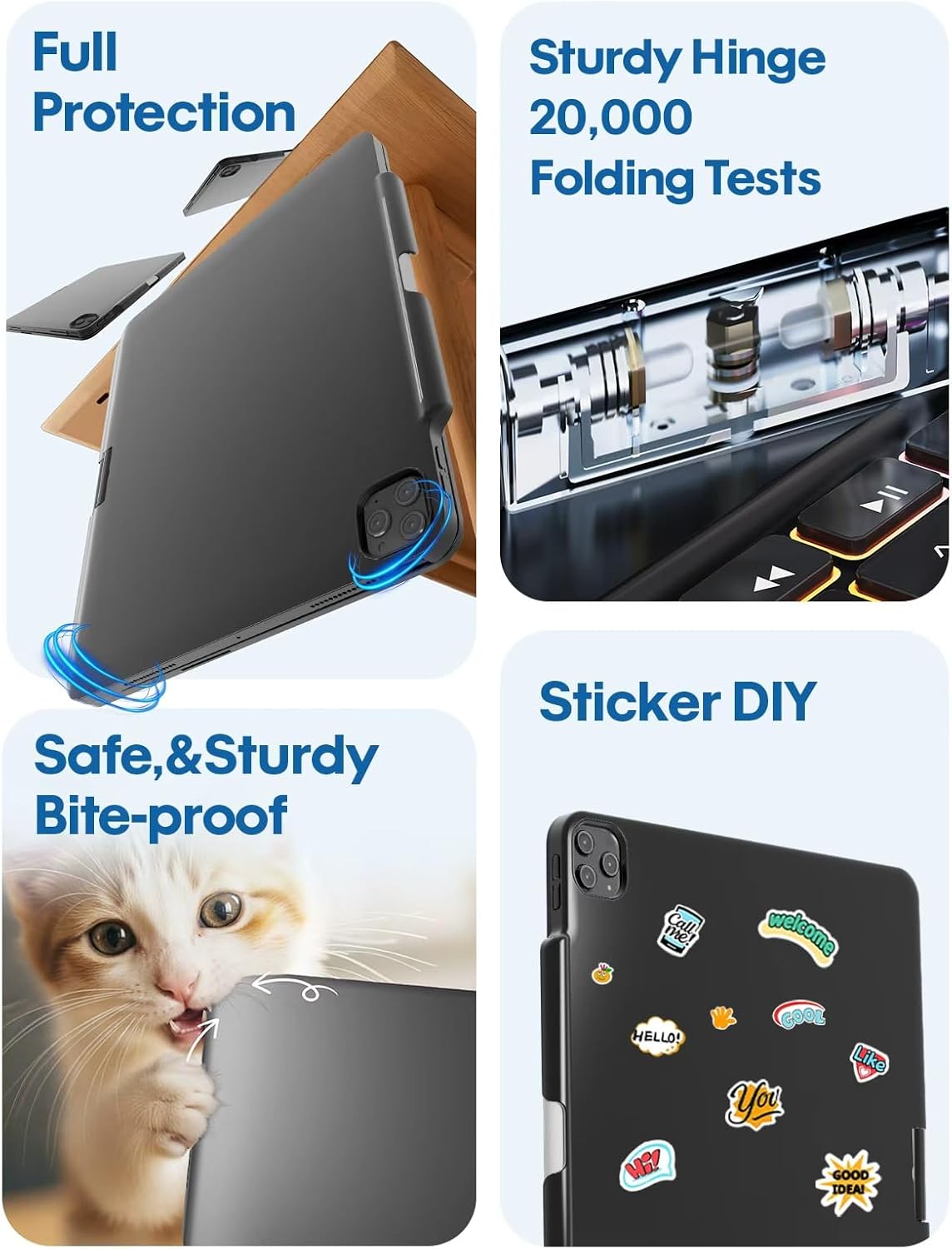 Thumbnail 6 de BABG Keyboard Case for iPad Pro 13 M5 360° rotatable