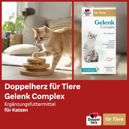Detalle 2 de Doppelherz Gelenk Complex für Katzen – Cremige Licks mit Omega‑3, Grünlippmuschel und Chondroitin