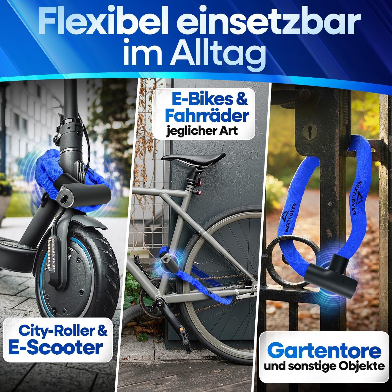 Thumbnail 5 de NEXTCOVER LockOne Fahrradschloss mit 3 Schlüsseln