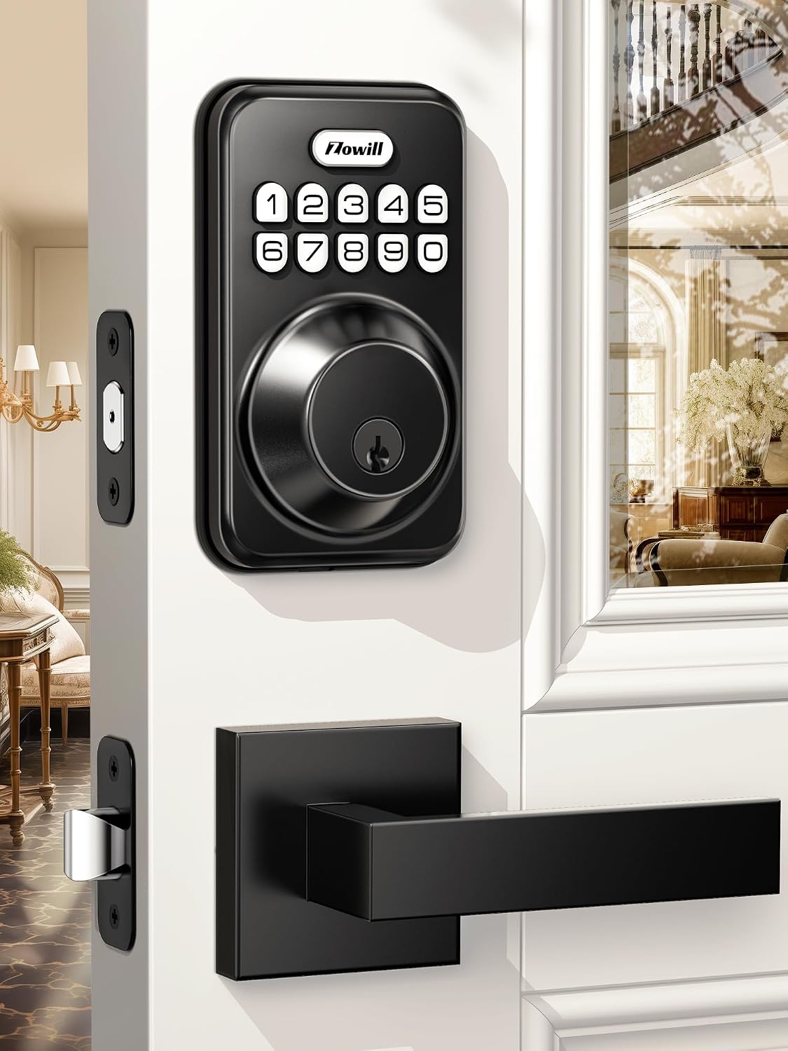 Detalle de Zowill Keypad Deadbolt Lock with Handles