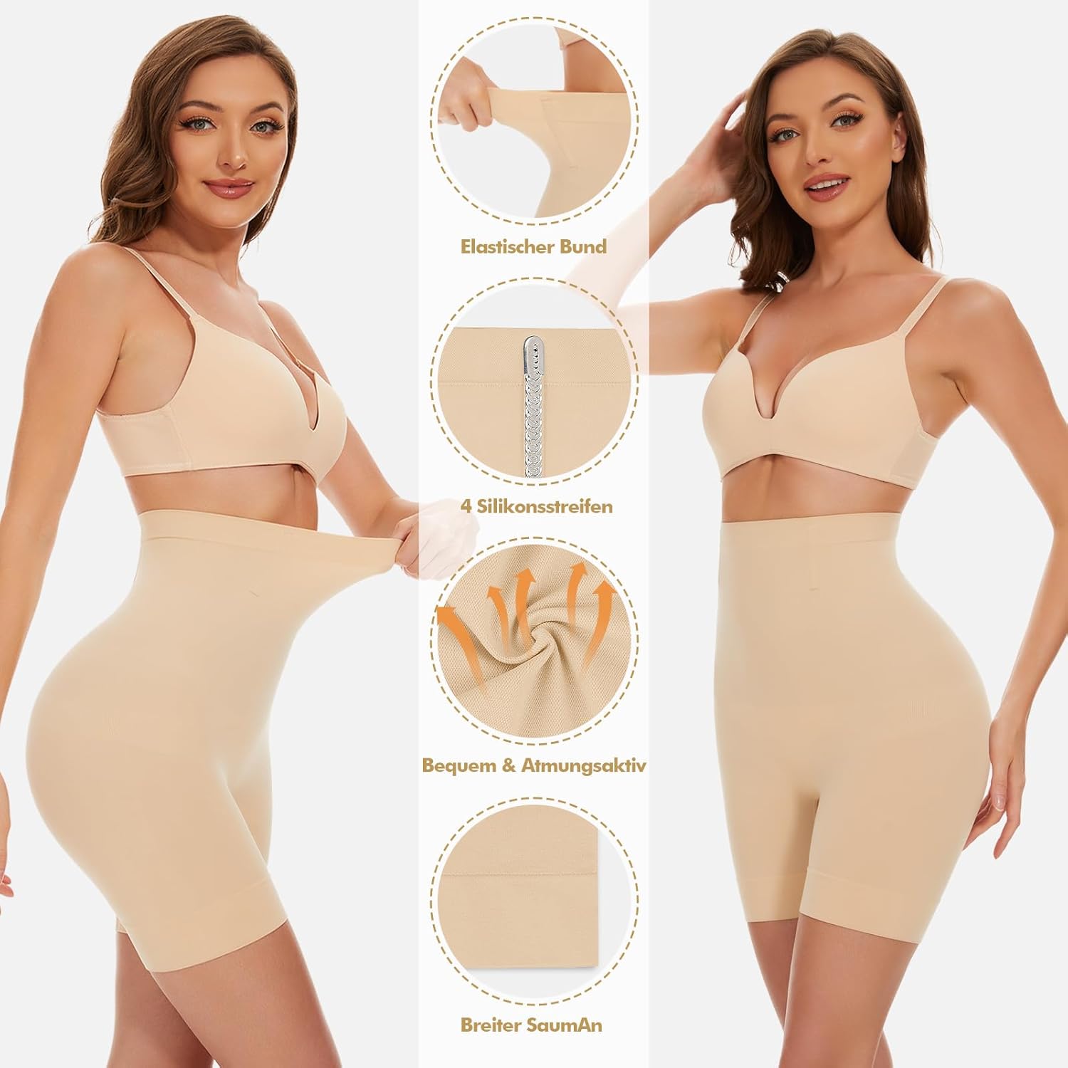 Thumbnail 2 de SIMIYA Bauchweg Unterhose Damen – Nahtlose High-Waist Shapewear mit Bauch- und Taillencontrol