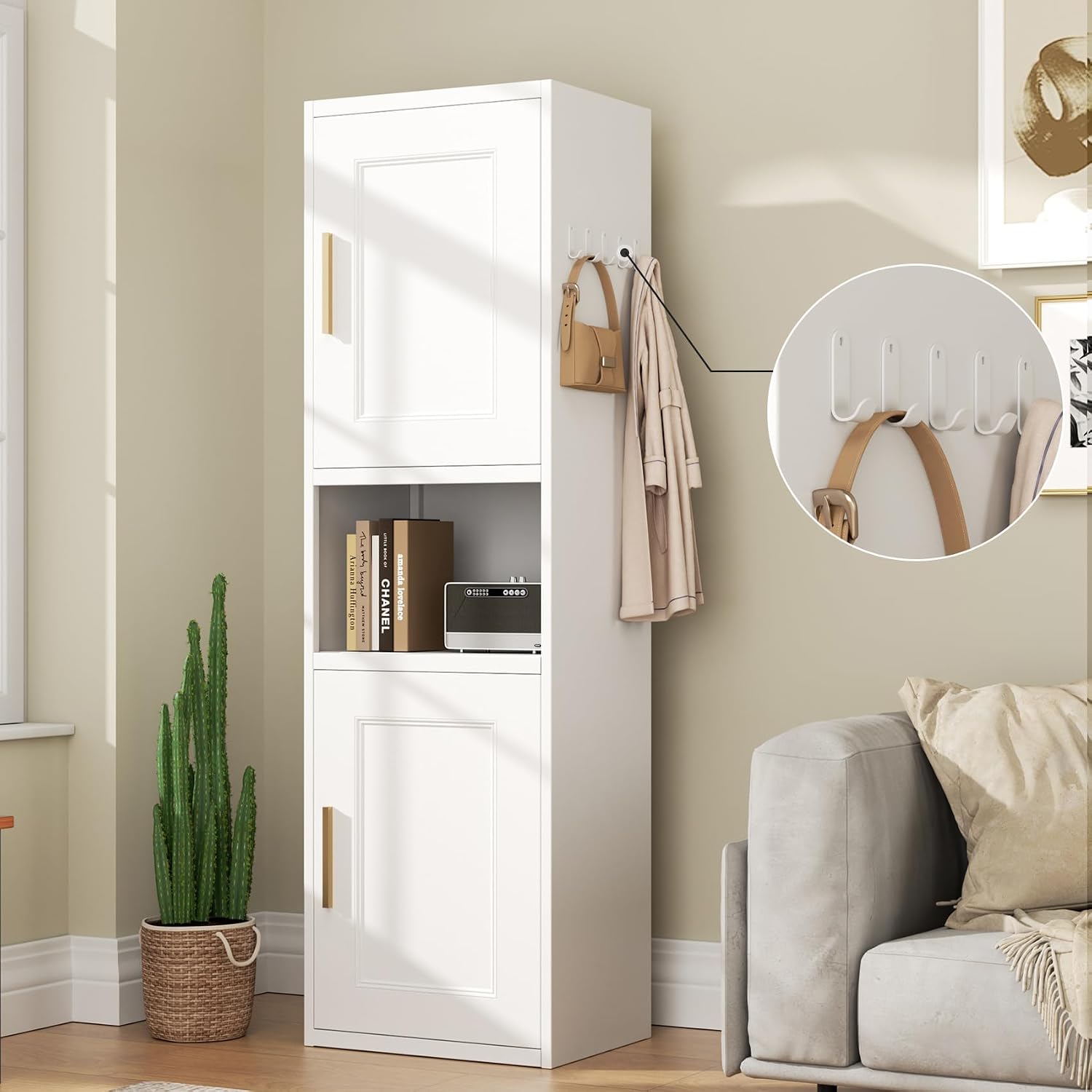 Detalle 2 de Knolix Metal Storage Cabinet 67-Inch