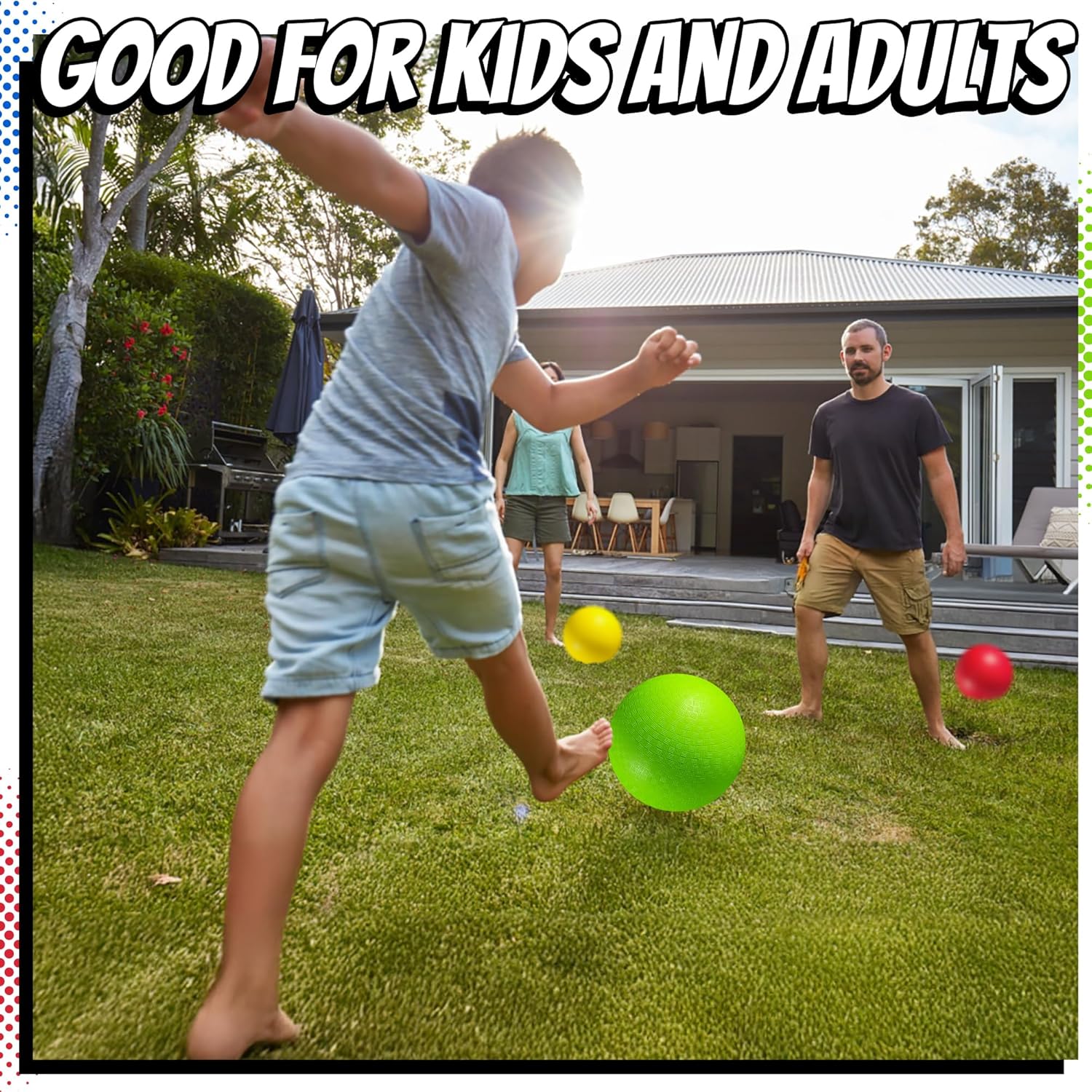 Thumbnail 3 de 10 Inch Kickball Pack of 6 Playground Balls 📎