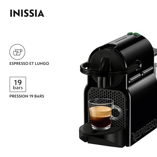 Thumbnail 7 de Nespresso Inissia Noir de De’Longhi — Ensemble de 100 capsules (Ristretto, Arpeggio, Roma, Livanto, Capriccio)