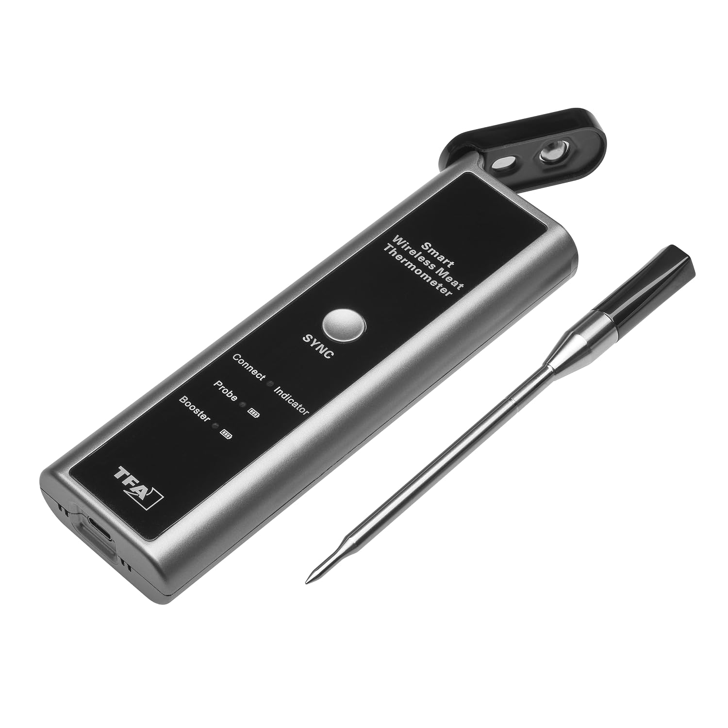 Detalle 2 de TFA Dostmann 14.1515.10 draadloze vleesthermometer met app en 70 m bereik