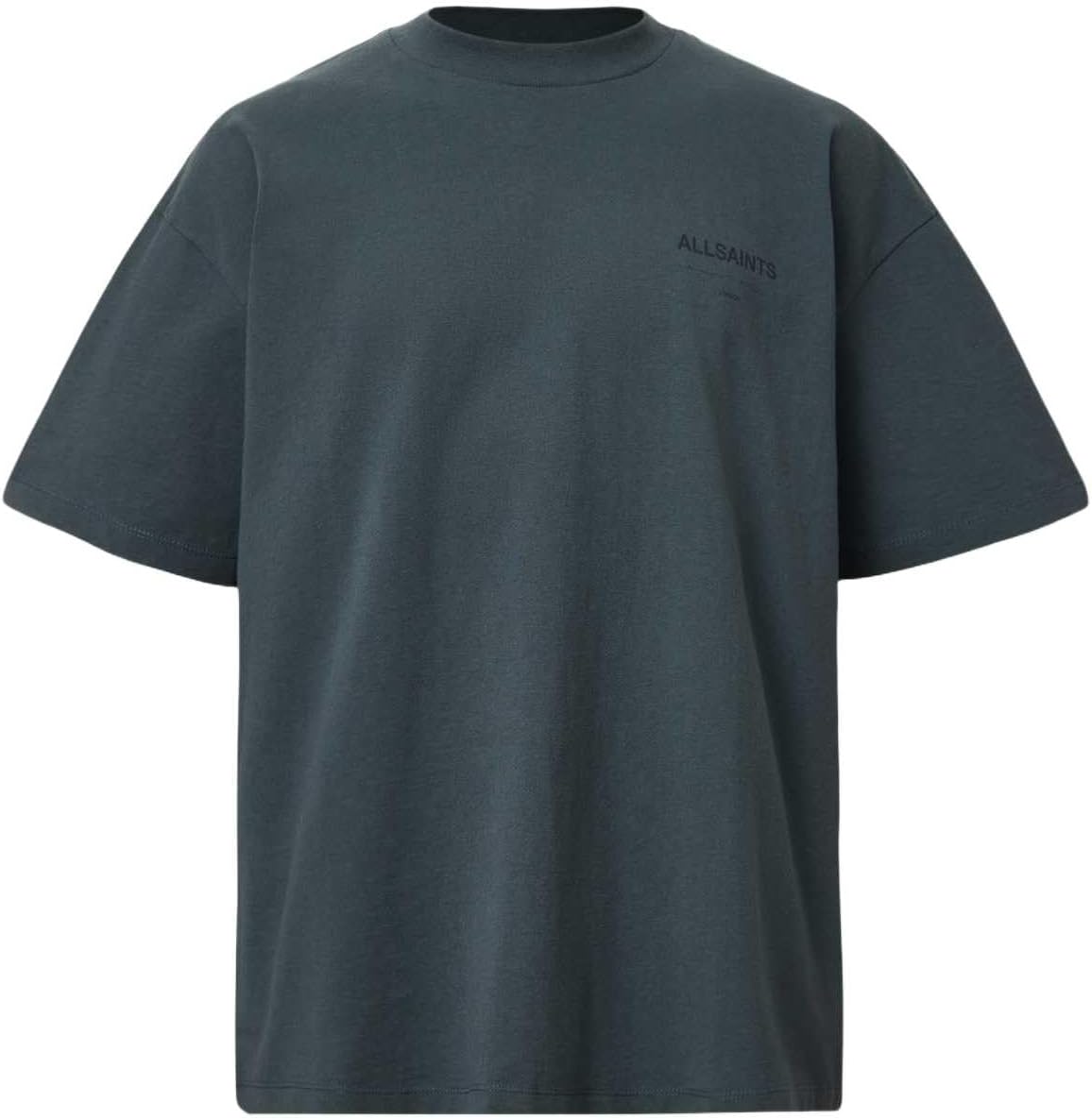 Detalle de AllSaints Homme Future SS Crew — Débardeur premium à coupe contemporaine