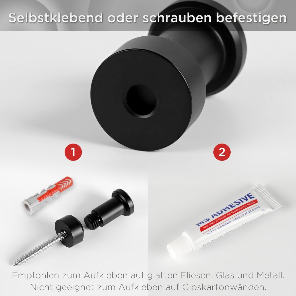 Thumbnail 5 de HAUSIST Wandhaken 3er Set Schwarz