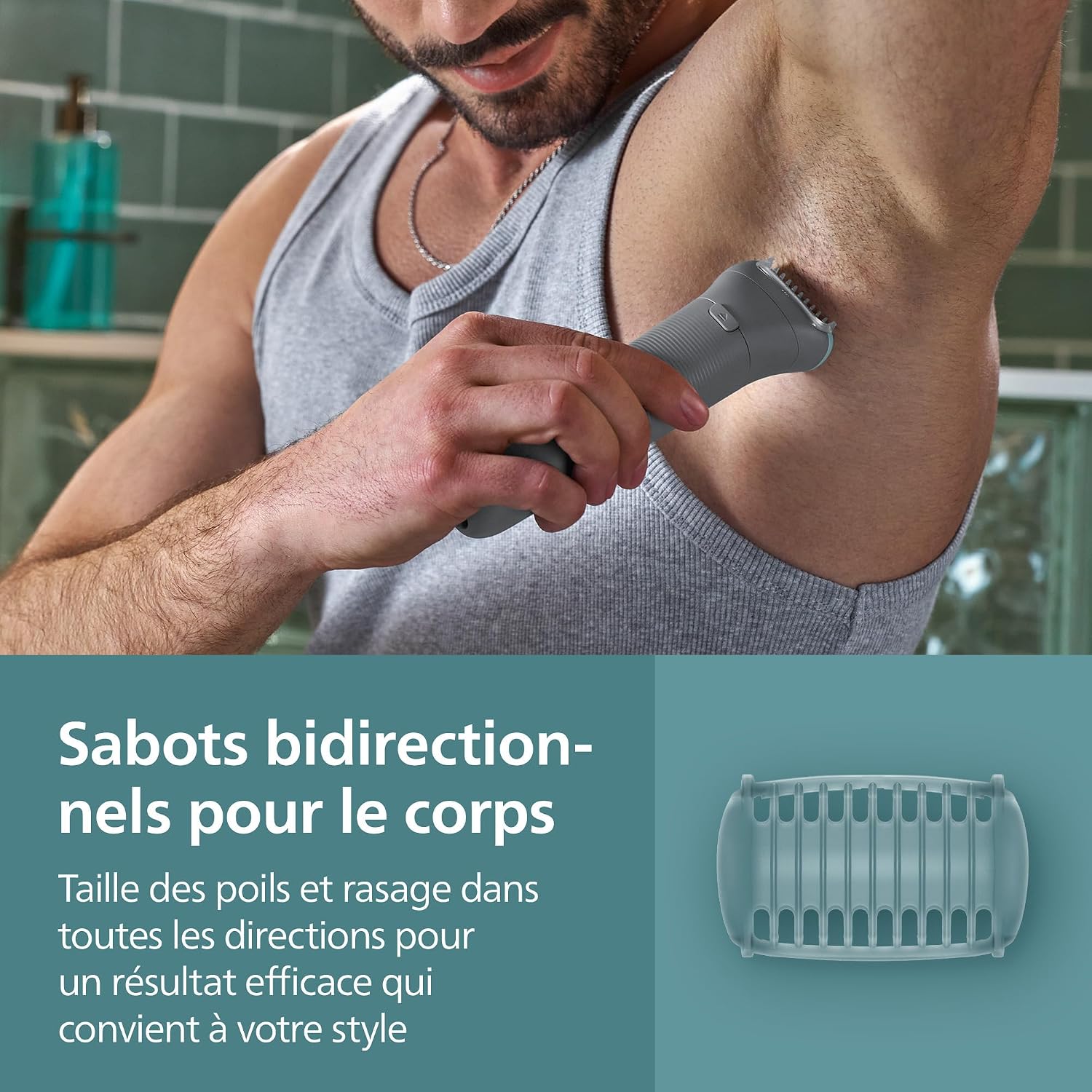 Thumbnail 6 de Philips Bodygroom série 3000 BG3480/15 tondeuse corps 80 min