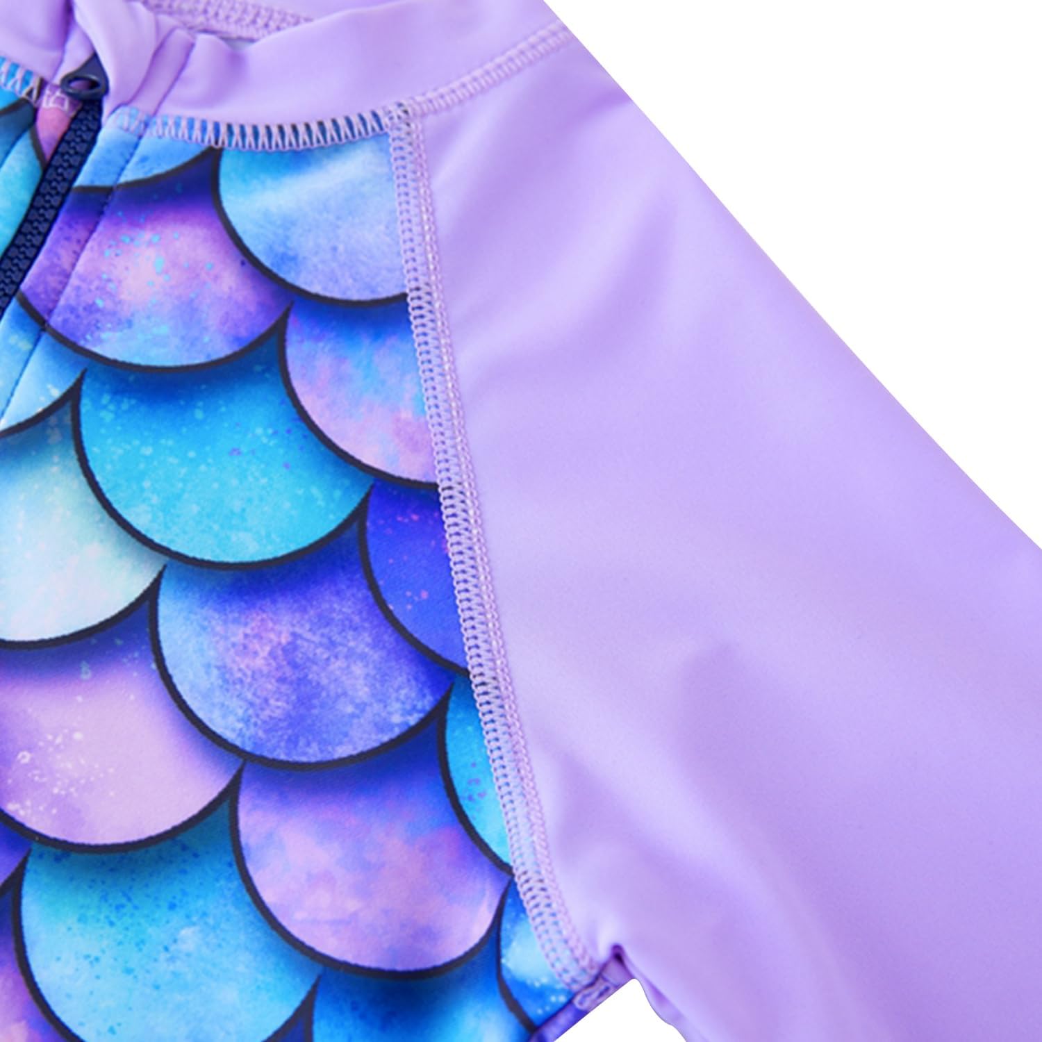 Detalle de UMELOK Girls Long Sleeve Rash Guard One Piece Swimsuit with UV Protection