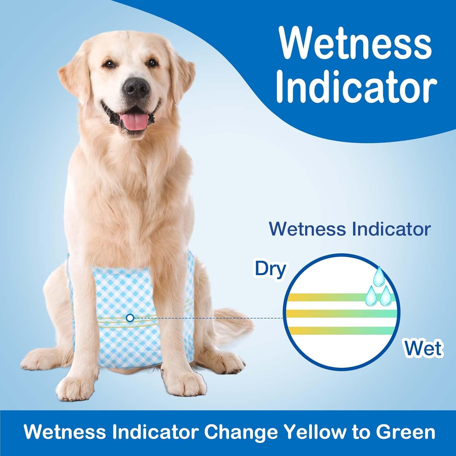 Thumbnail 2 de Flying Paws male dog nappies, 40 count