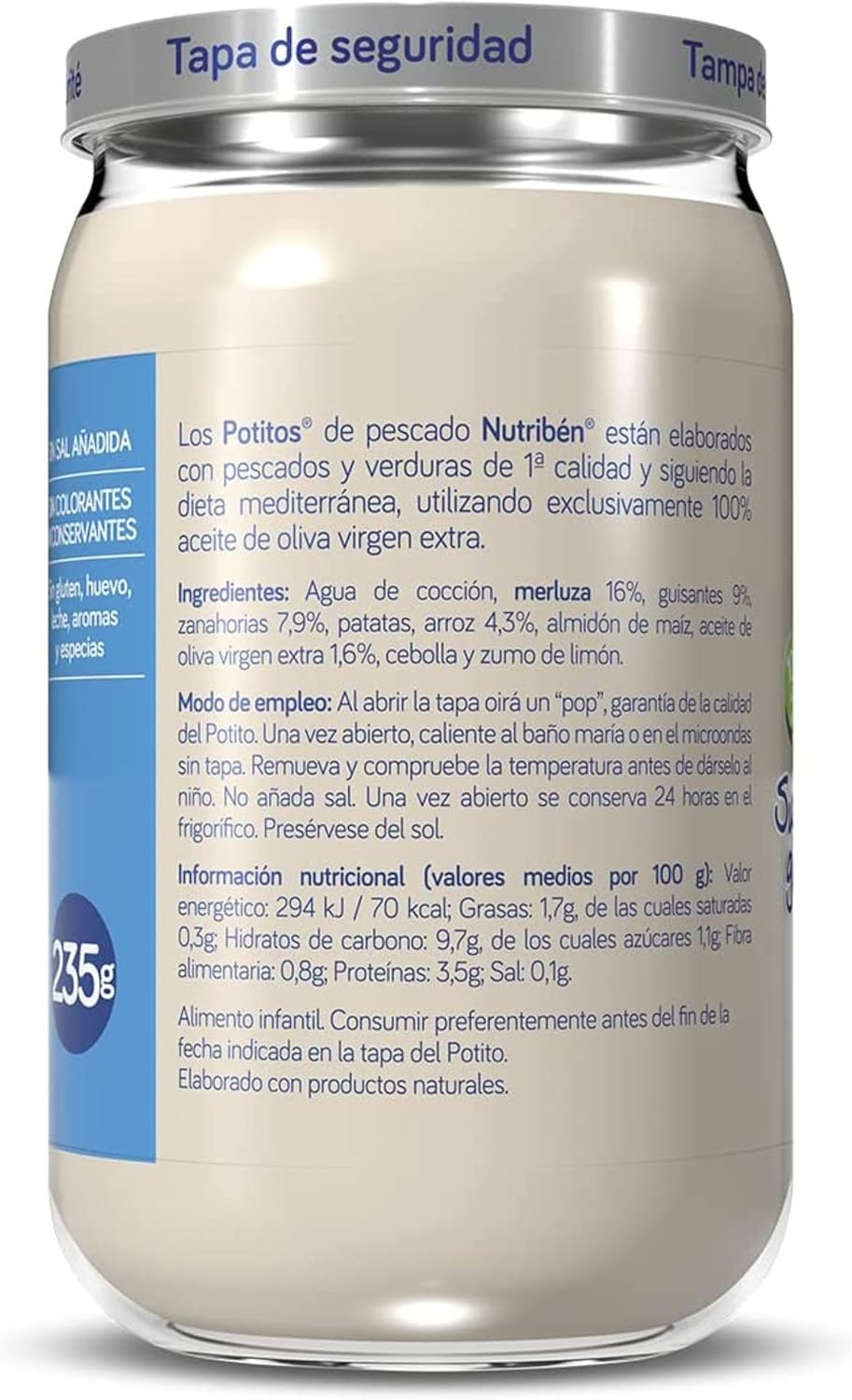 Thumbnail 2 de Nutribén Pack de Potitos Variados para Bebés 🍲 - 24 x 235g