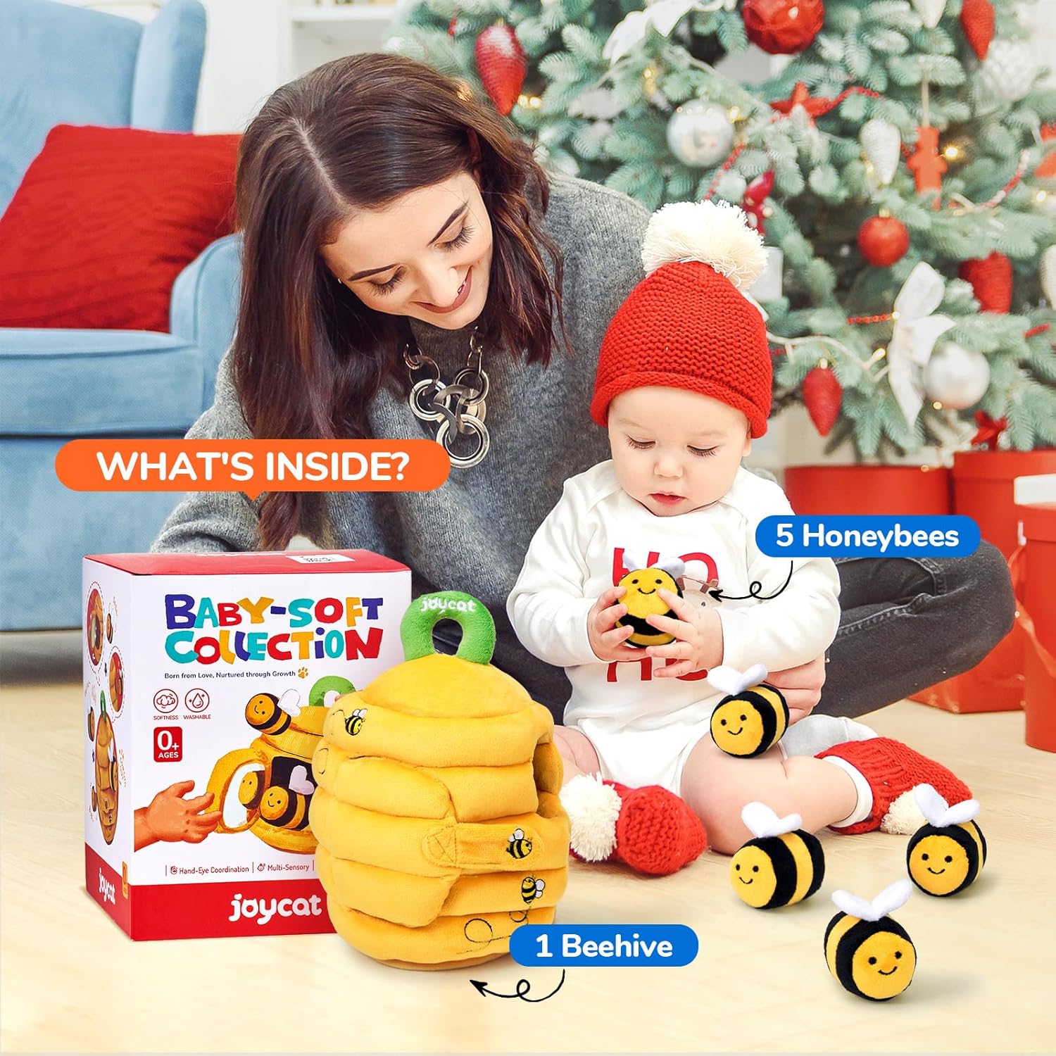 Thumbnail 6 de JoyCat Baby Toys Beehive Rattle for 6-12 Months