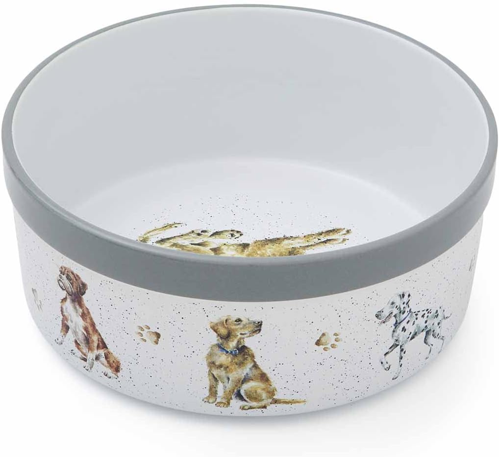 Detalle de Pet Bowl 8" – Wrendale Designs & Royal Worcester Fine Bone China, 20cm (8in)