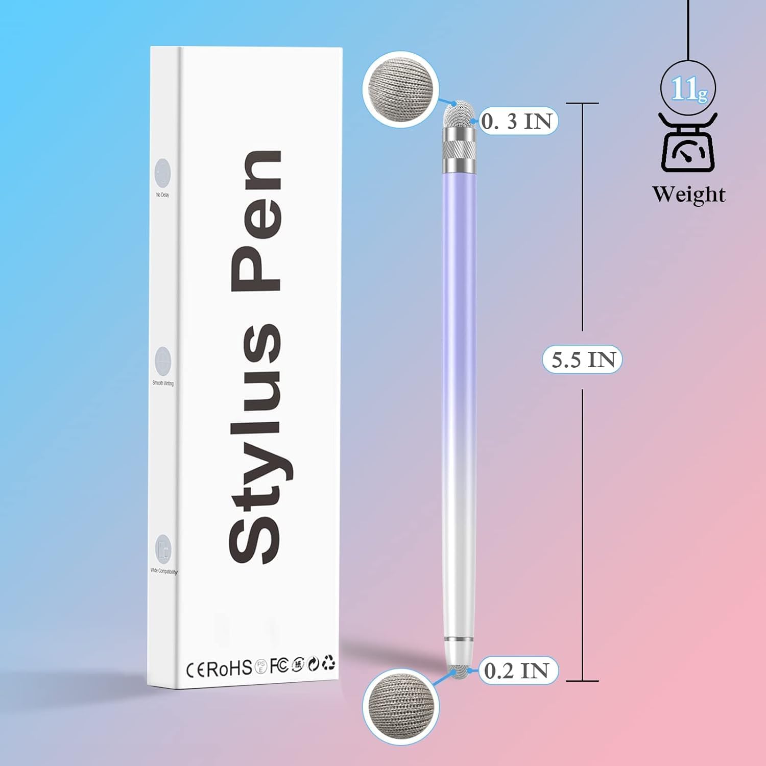 Thumbnail 3 de Bopomofo Stylus Pen 2-Pack for Touchscreens 🎧