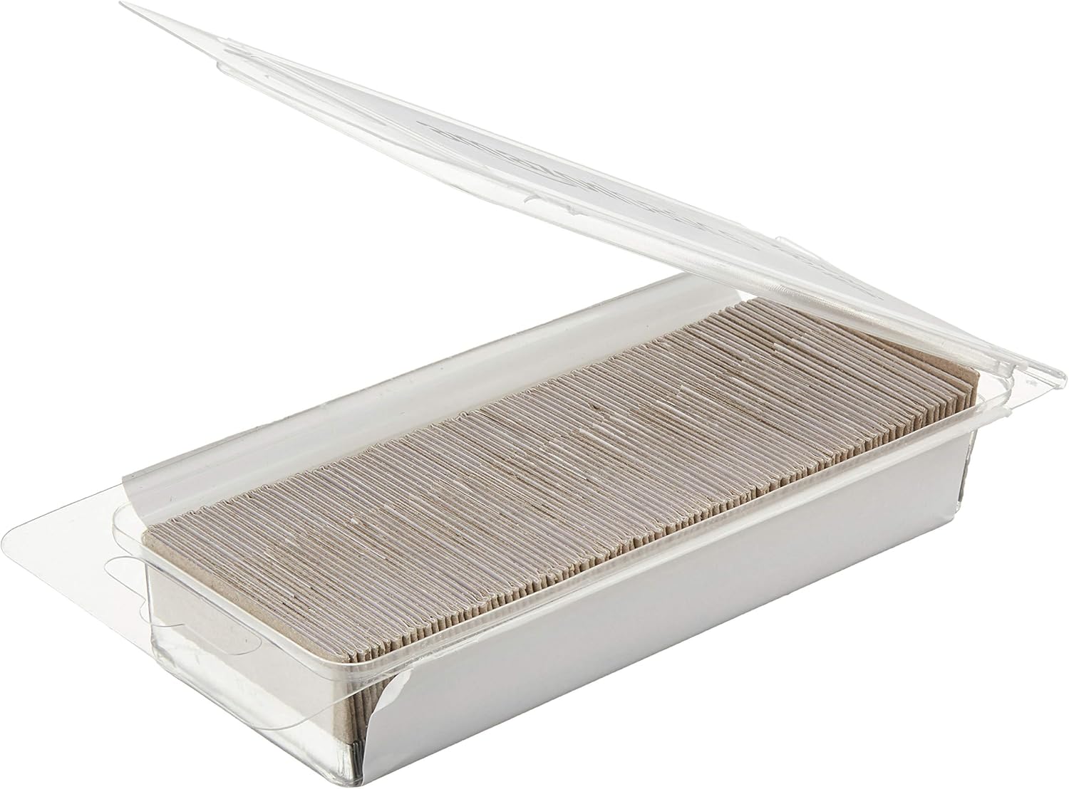 Detalle 1 de Amazon Basics – Lot de 100 lames de rasoir à bord uni pour racloir (hommes) dans boîte à large ouverture