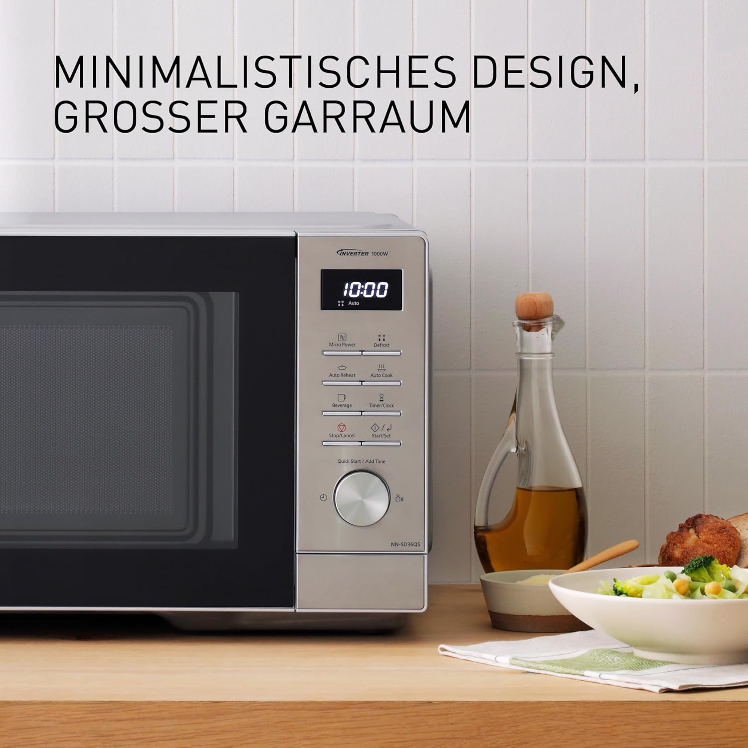 Thumbnail 5 de Panasonic NN-SD36QSEPG Solo-Mikrowelle 29 l