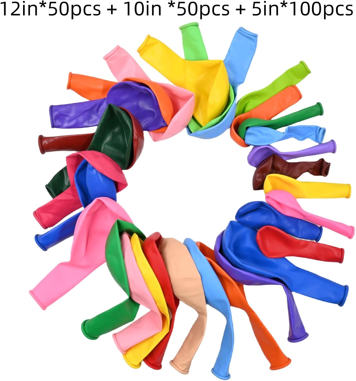 Thumbnail 2 de ZHIYE 200 Pack Party Balloons 12 10 5 Inch