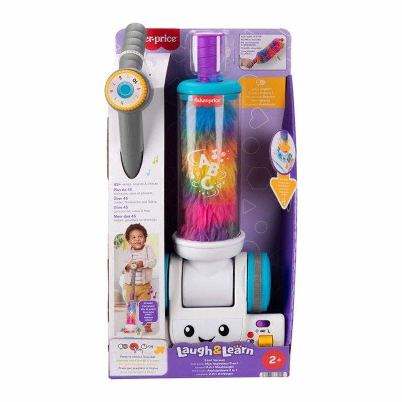 Thumbnail 3 de Aspiradora Juguete Fisher-Price Laugh & Learn 2 en 1: aprendizaje y juego para peques de 2 a 5 años
