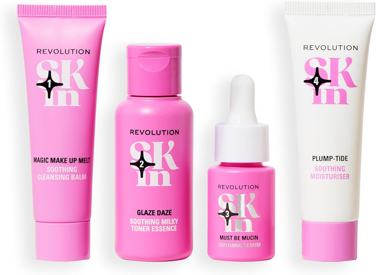 Detalle 2 de Revolution Skin Go Gentle Starter Kit – Set Visage Delicat (4 Produits)