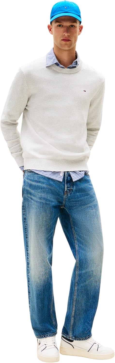 Detalle de Tommy Jeans Men’s Slim Fit Jumper