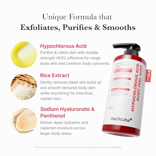 Detalle de medicube Body Peel Shot with Hypochlorous Acid – Honest buyer’s guide
