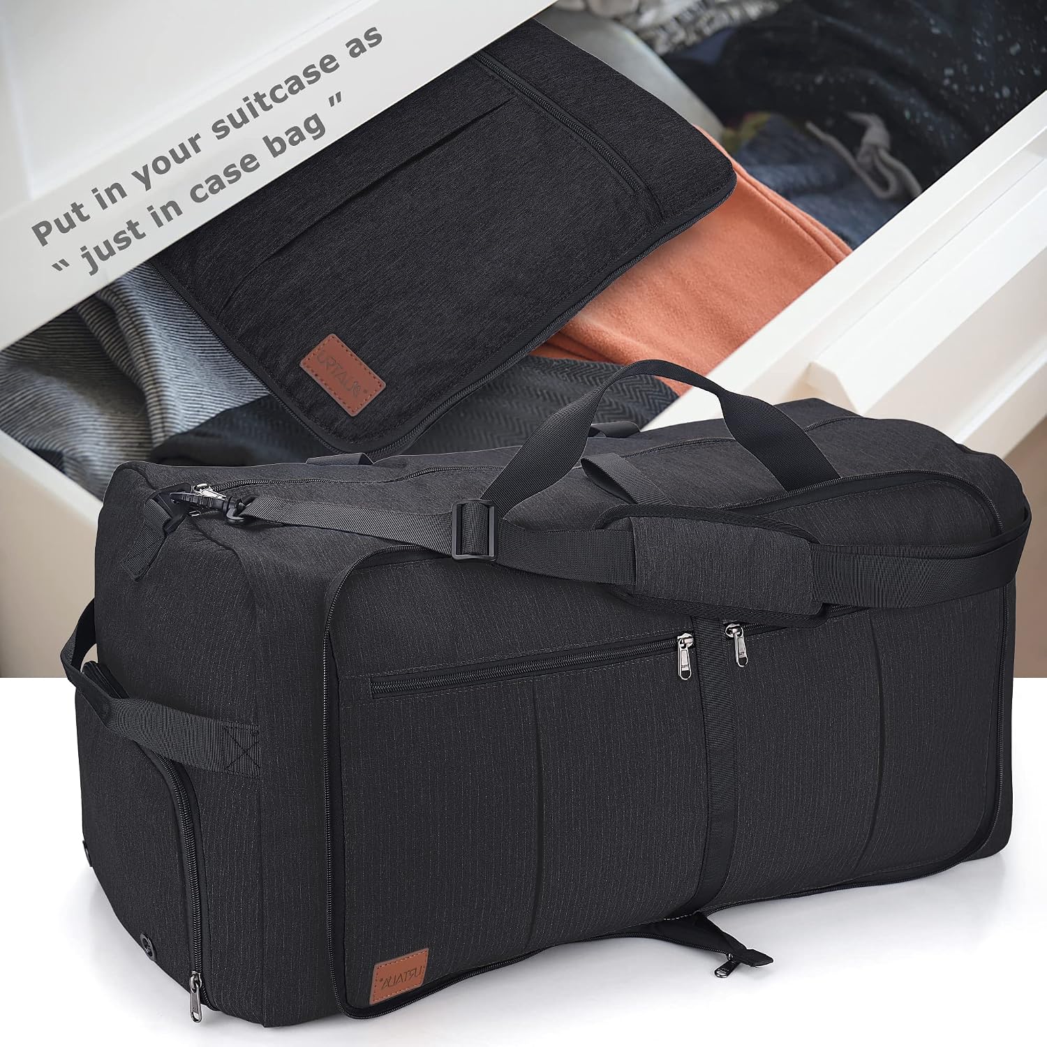 Thumbnail 4 de 120L Foldable Collapsible Waterproof Travel Duffel Bag