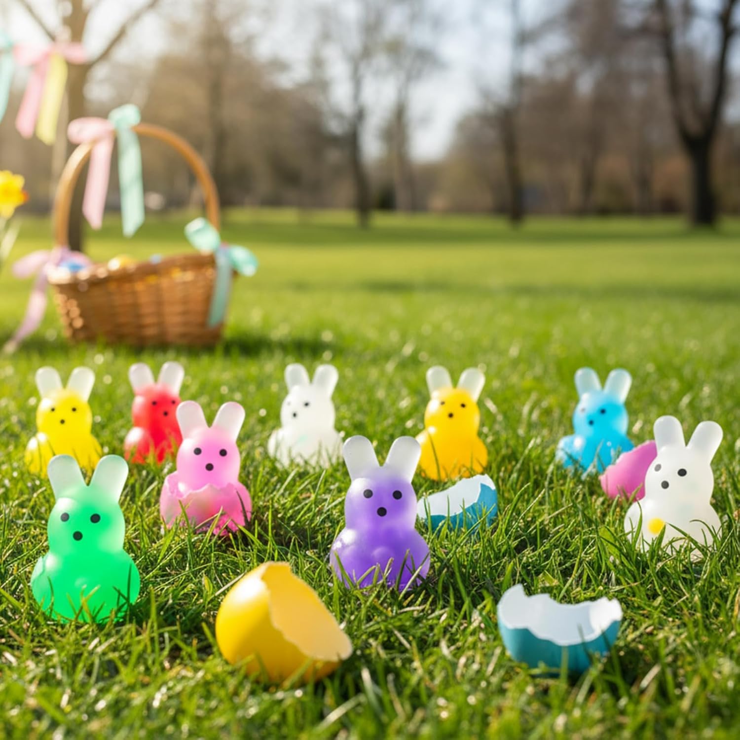 Thumbnail 2 de Oneser 24Pack Easter Squishies: Bunny Stress Balls for Easter Fun and Fidget Relief