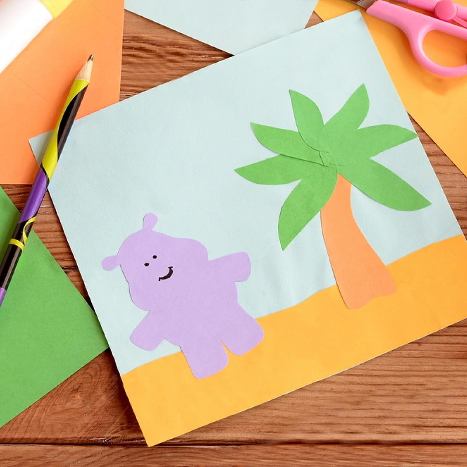Thumbnail 5 de Coloured Paper – 100 Sheets Pack, 120gsm, 10 Assorted Colours