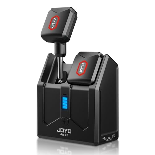 Detalle de JOYO JW-06 5.8GHz Wireless Guitar System with Charging Case and 4 Channels