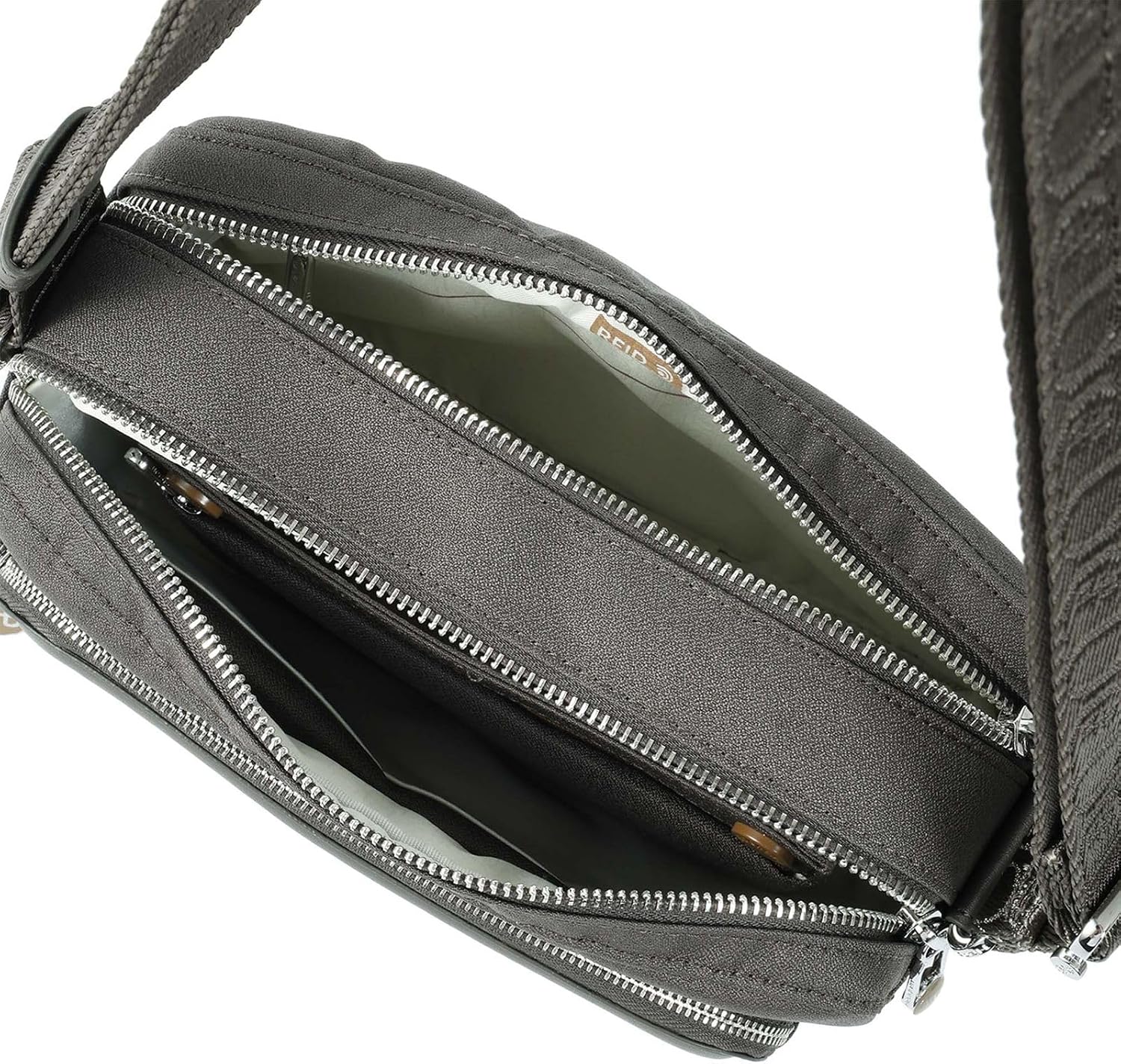 Thumbnail 4 de Hedgren ESPRESSO Sac bandoulière femme Medium Crossbody RFID, RPET 100% recyclé, noir encre