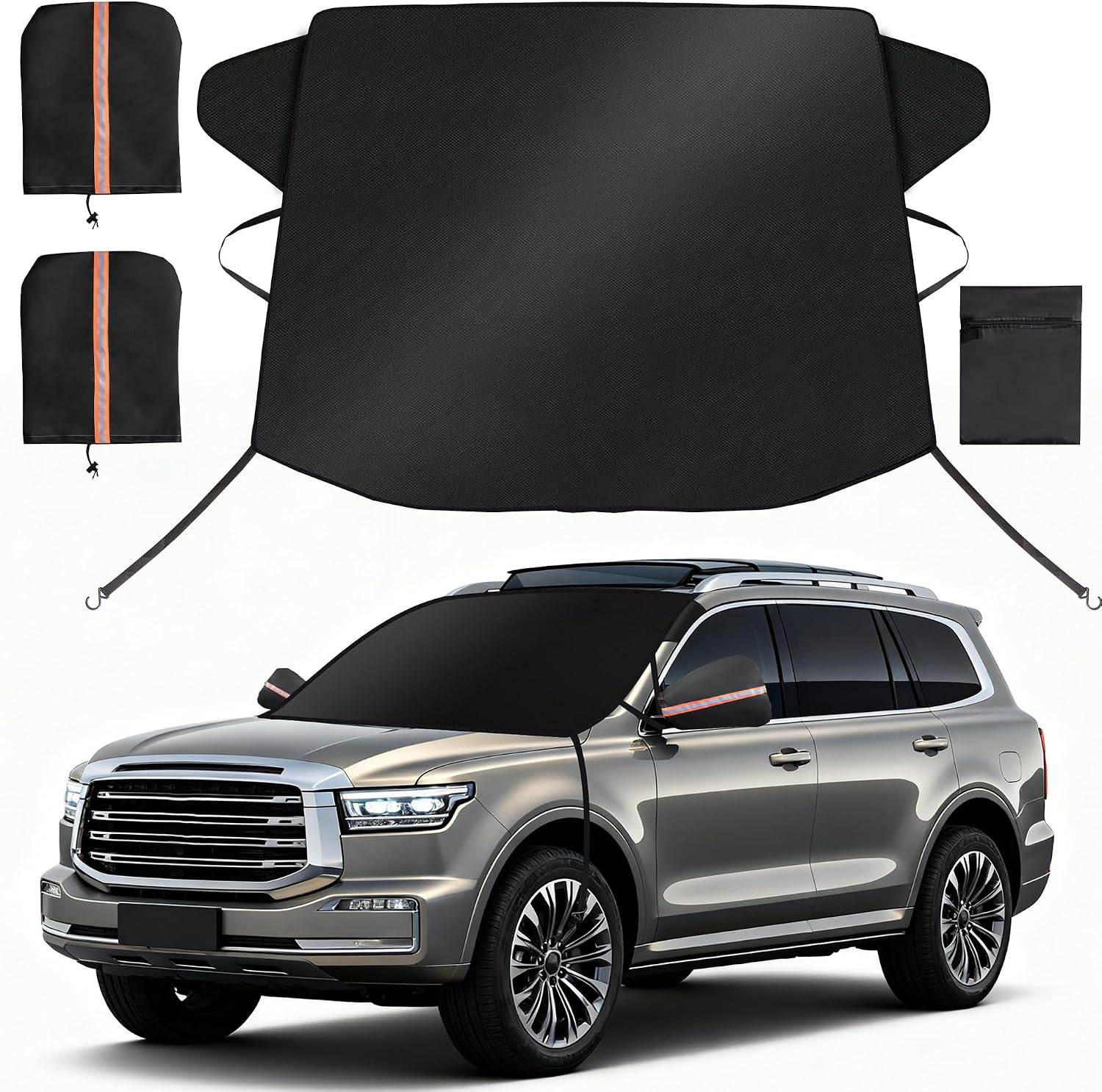 Detalle de LAMITOCS Car Windscreen Cover 68x47 inch