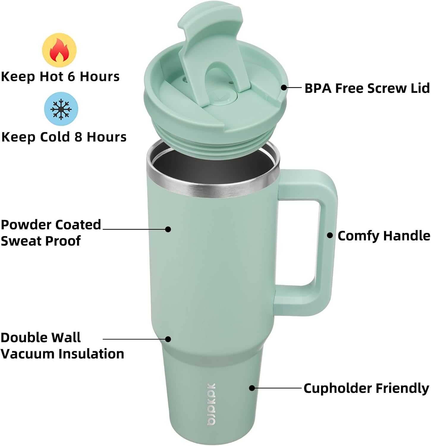 Detalle 2 de BJPKPK Insulated Tumbler 40 oz