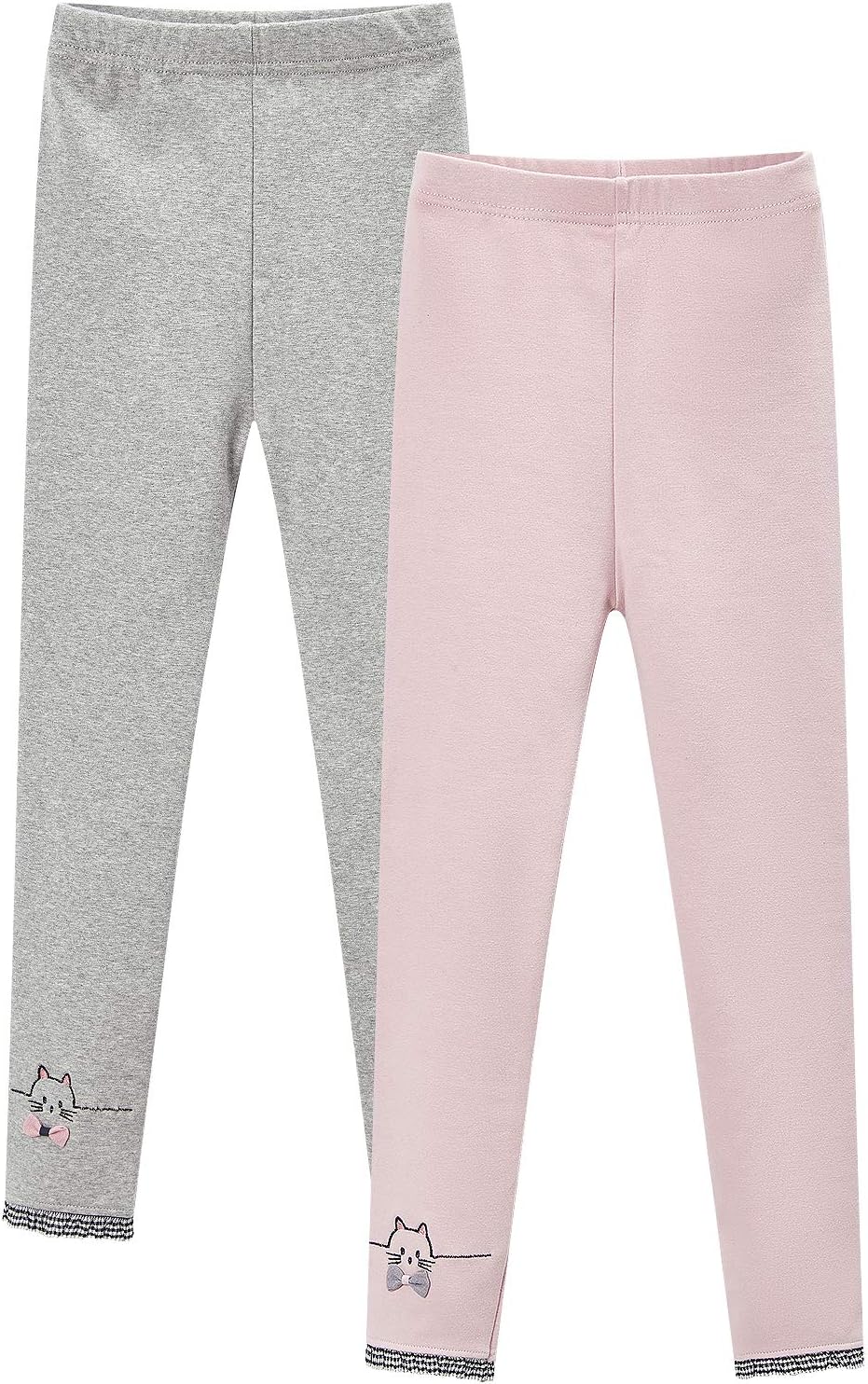 Detalle 1 de Adorel Mädchen Leggings Baumwolle 2er-Pack