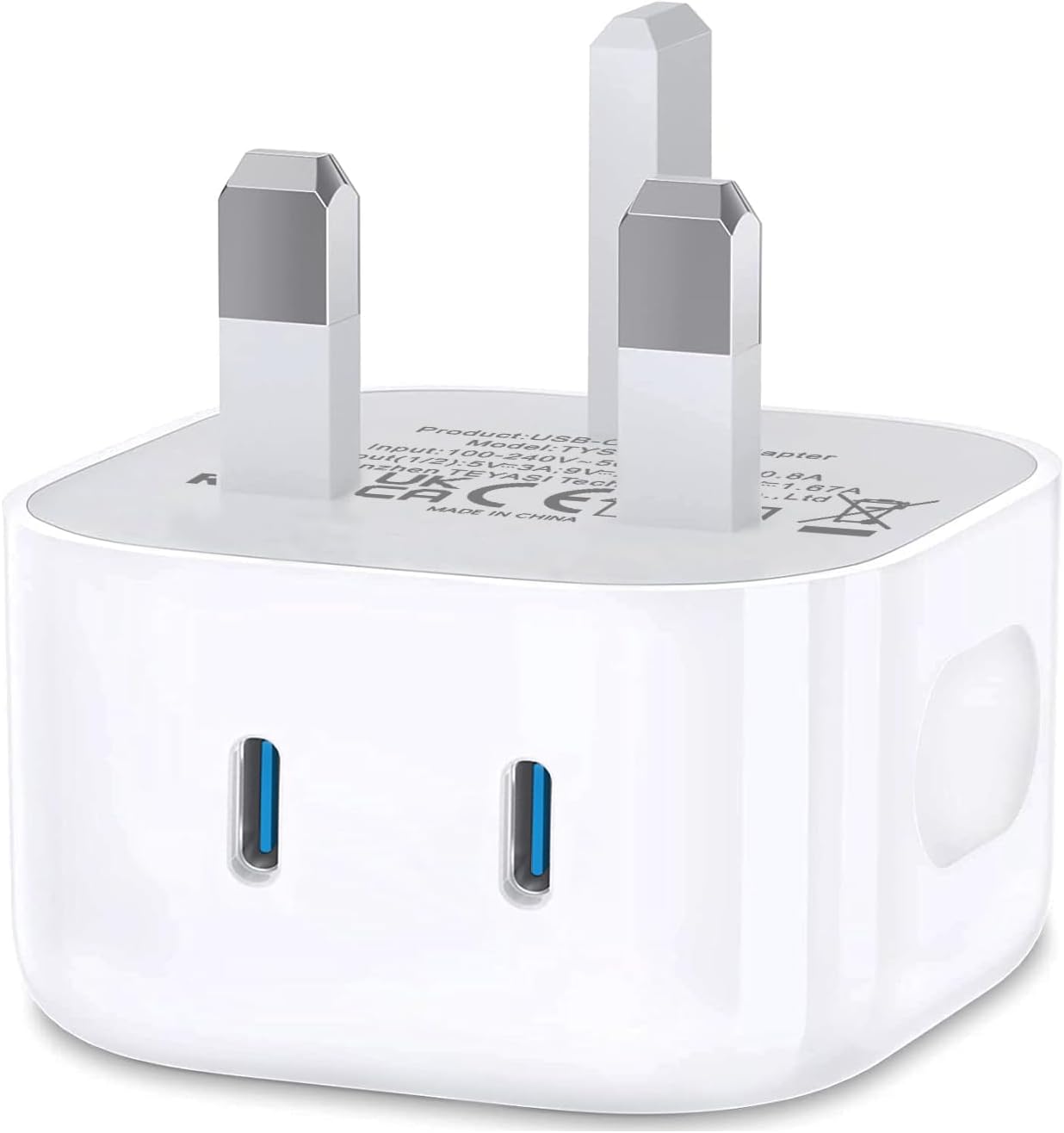 Thumbnail 6 de Bediaca USB-C fast charge plug 3A dual pack