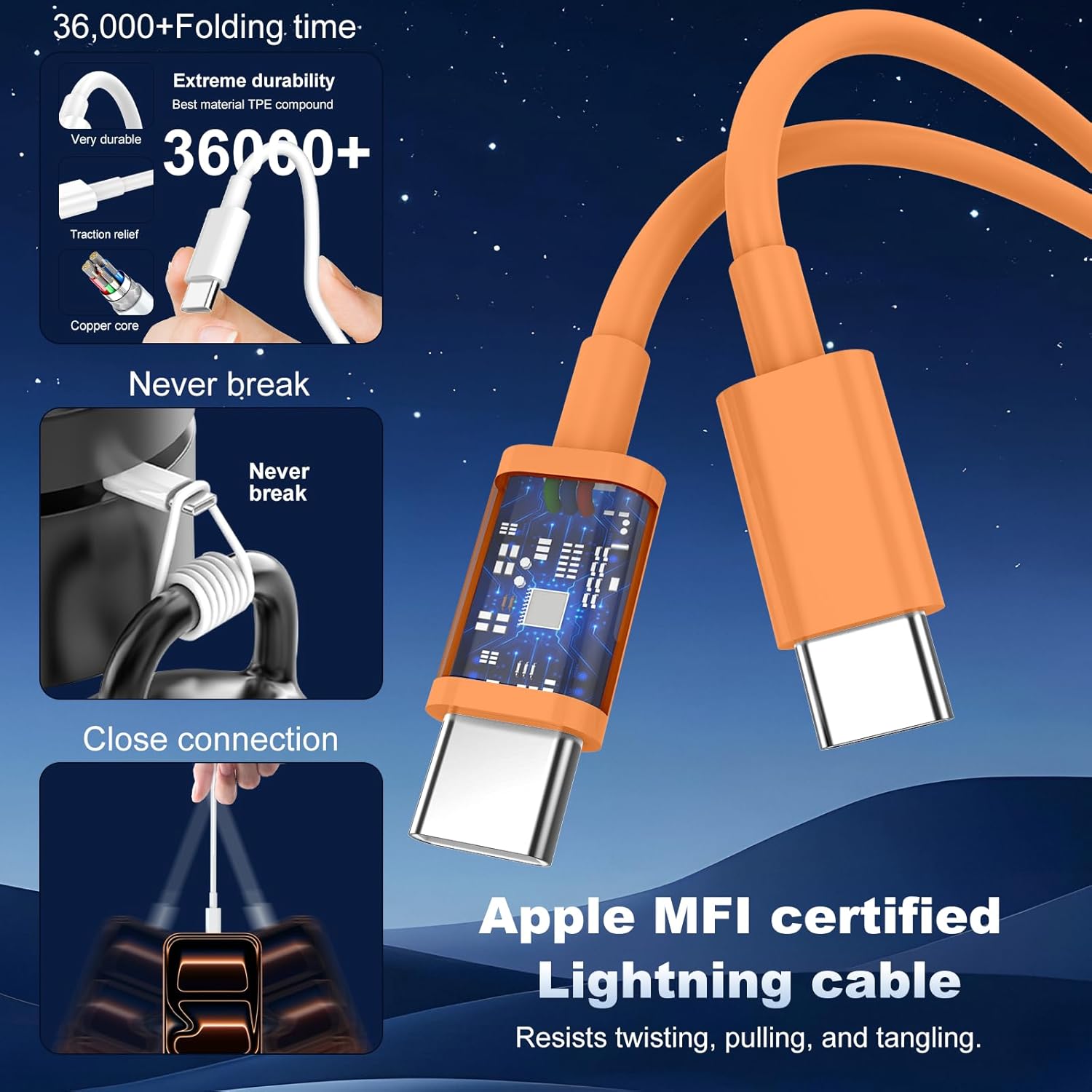 Thumbnail 5 de Apple 40W Dynamic Power Adapter 2-pack USB-C fast charger