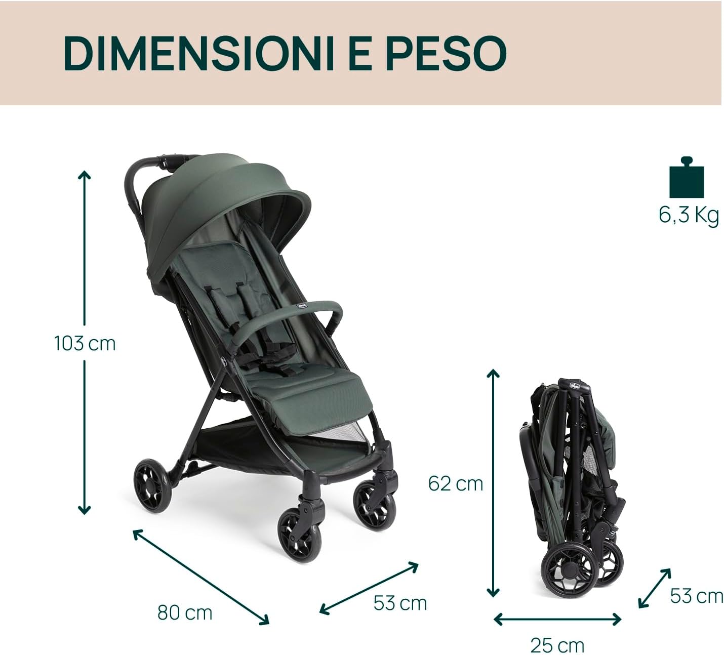 Thumbnail 2 de Chicco Urbino Passeggino 0+ 22 Kg