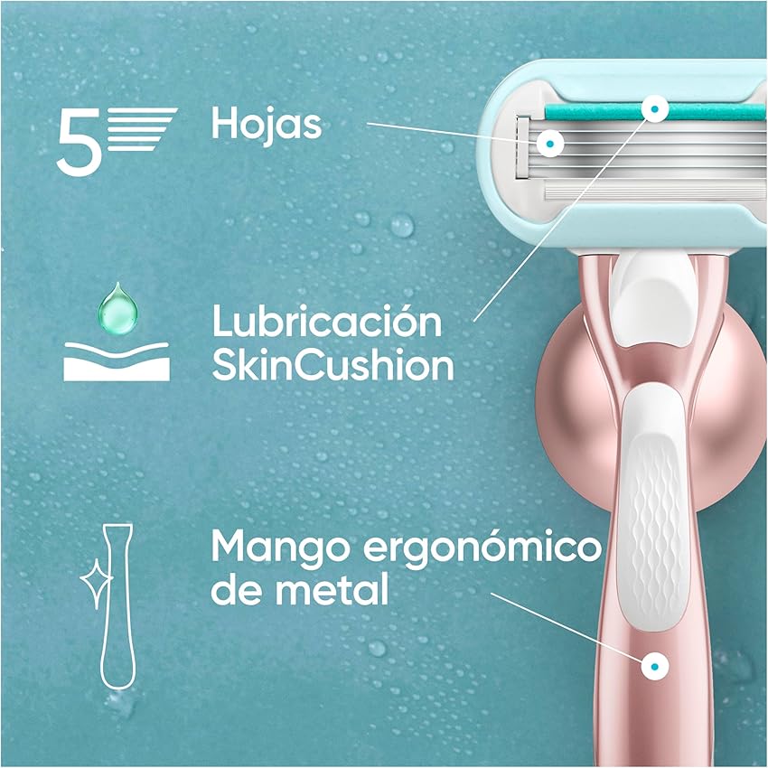 Thumbnail 2 de Venus Gillette Pro Smooth Sensitive Maquinilla con Recambios