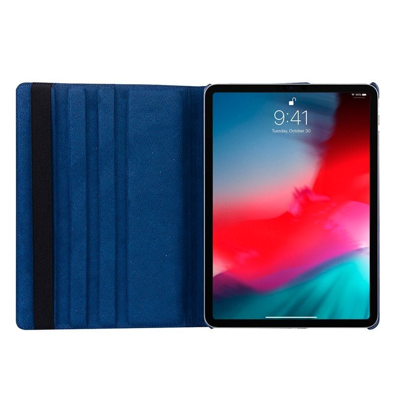 Detalle 2 de Cool Funda Giratoria de Polipiel Azul para iPad Pro 11