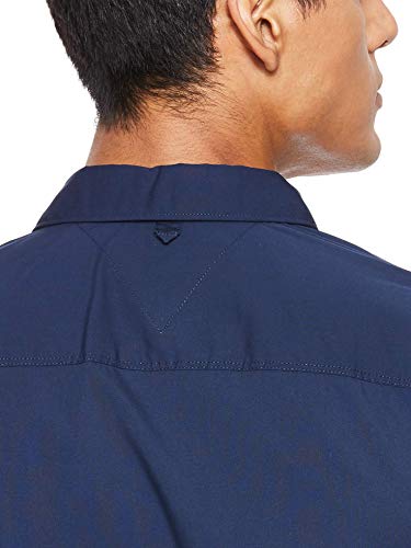 Detalle 2 de Tommy Jeans Tjm Original Stretch Shirt Dm0dm04405 Camisa azul para hombre