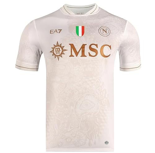SSC Napoli Maglia Gara Away Authentic 2025/2026 - Prodotto Ufficiale, Taglia XL