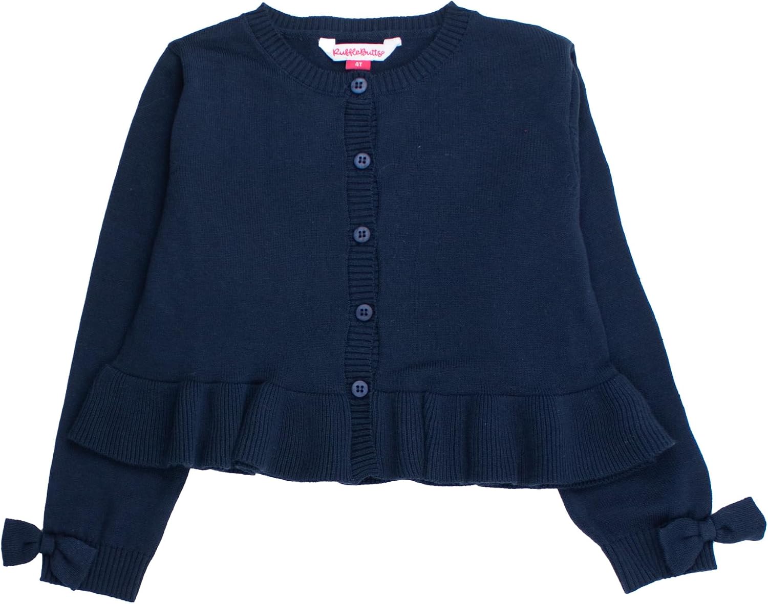 Detalle 2 de RuffleButts Baby Sweater-Knit Cardigan