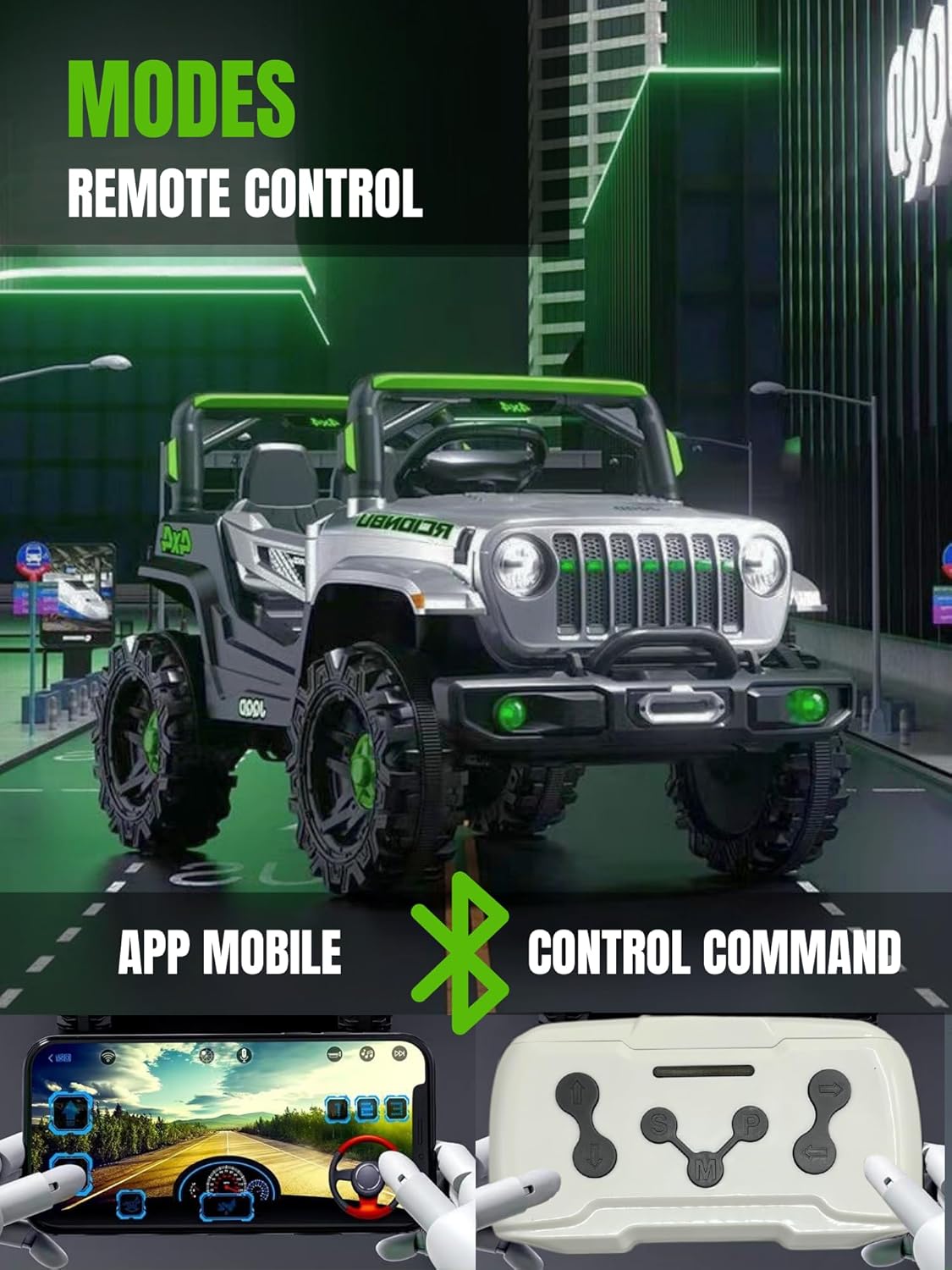 Thumbnail 5 de Coche Todoterreno Eléctrico 12V 5 km/h para 1-3 años