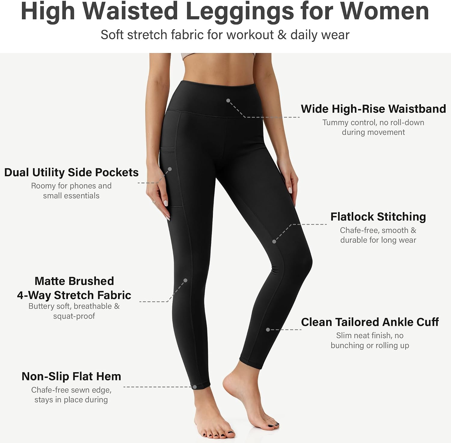 Thumbnail 4 de Blisset Women's Leggings, 3-Pack
