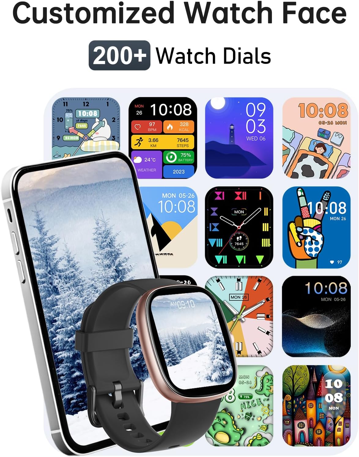 Thumbnail 5 de HUAKUA Smartwatch fitness con IP68